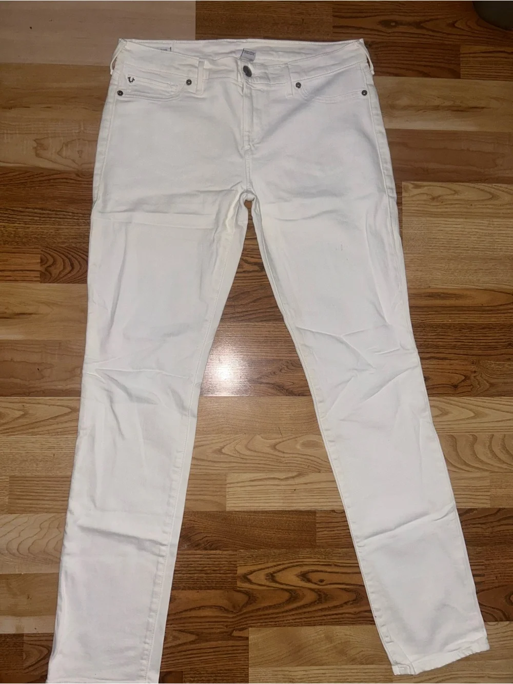 True Religion White Skinny Jeans - Men